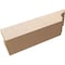 Ekena Millwork 4in. W x 4in. H x 16in. L New Brighton Woodgrain TimberThane Rafter Tail, Primed Tan RFTUR04X04X16NEBRCPR - alternate 2